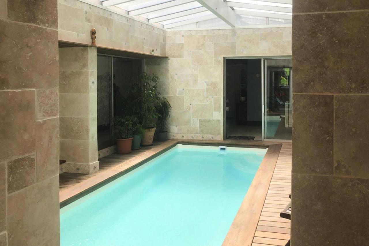 Holiday Home With Indoor Pool, Le Porge Exterior foto
